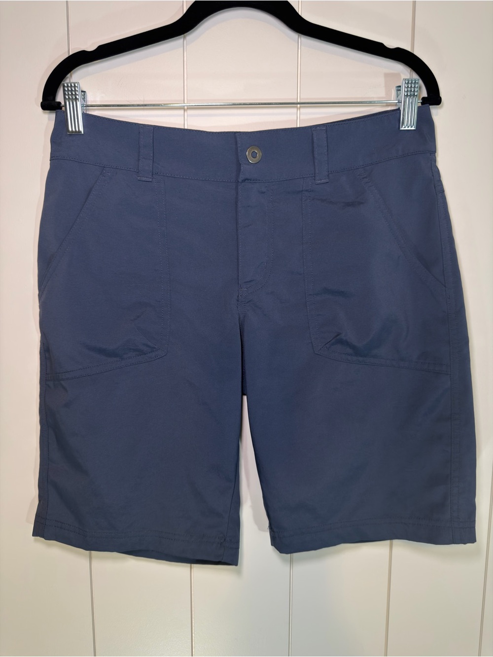 Columbia Navy Flat-Front Casual Shorts